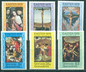 Гренада Гренадины, 1976, Пасха, Живопись, 6 марок